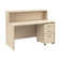 Arrive 60W x 30D Manufactured Wood Reception Desk with Filing Cabinet