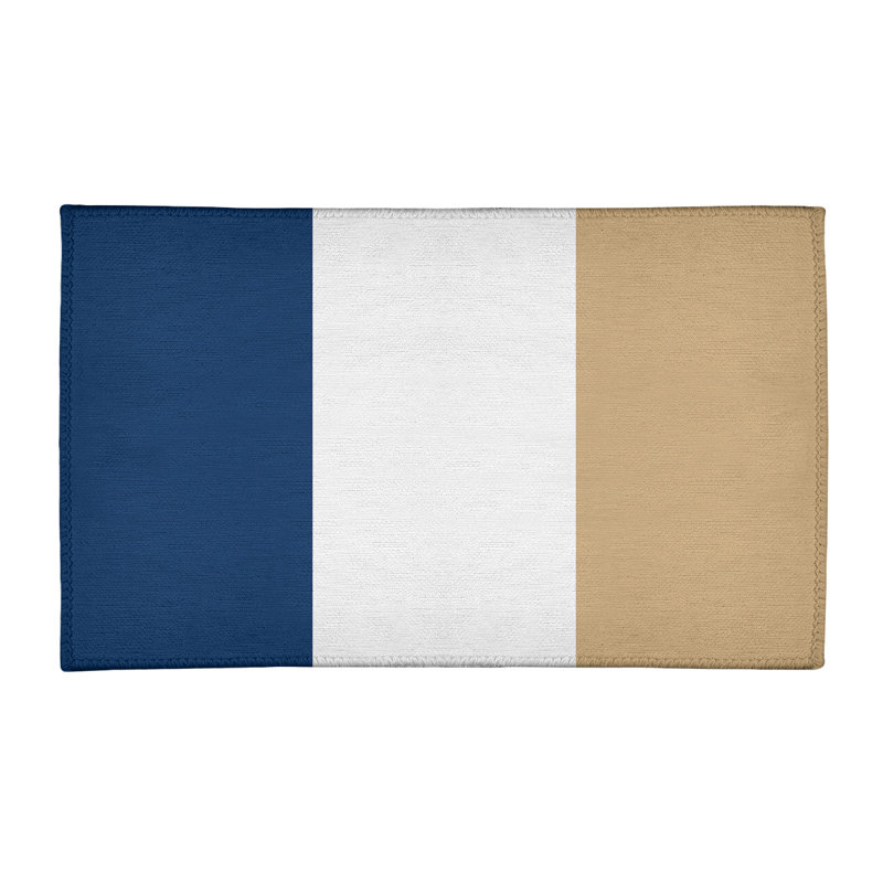 Chenille Striped Indoor Rug, Rectangle 2' x 3'