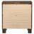 Rustic Golden Brown 2-Drawer Nightstand