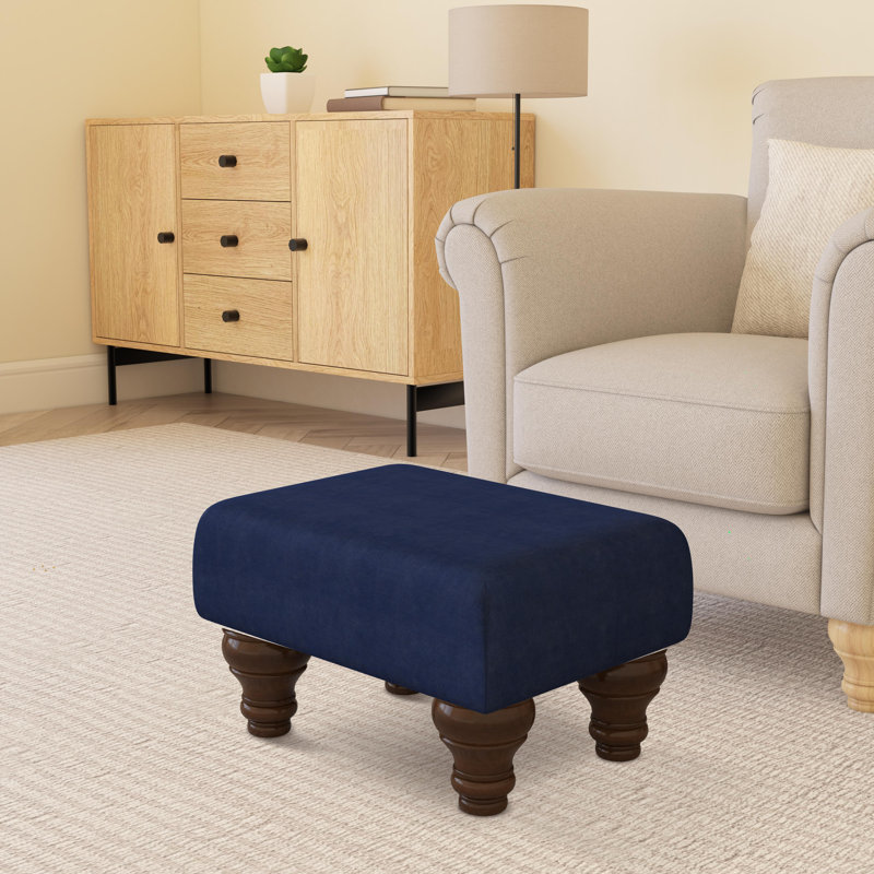 Autryville Wood Turned Leg - Plush, Mahogany, Poz, Marine
