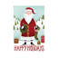 Folk Santa 1 Piece Wrapped Canvas Wall Art-1046646224