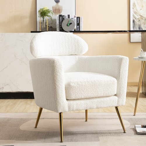 Etta Avenue™ Talant Upholstered Barrel Chair & Reviews | Wayfair