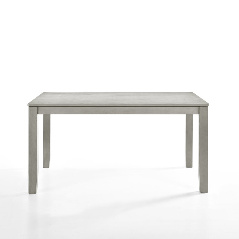 Conchetta Rectangular Dining Table, Standard Height (30" H), Gray