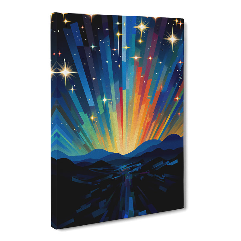 Shooting Star Orphism No.2 - Wrapped Canvas, 76cm H x 50cm W x 3cm D