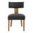 Upholstered Solid Wood Dining Chair Side Chair with Curved Backrest-110036795-110036792