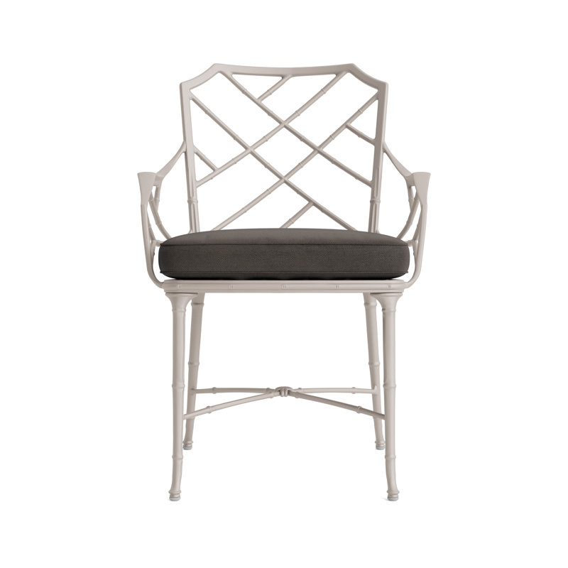 Calcutta Outdoor Dining Chair, Fusion Charcoal, Dove Smooth