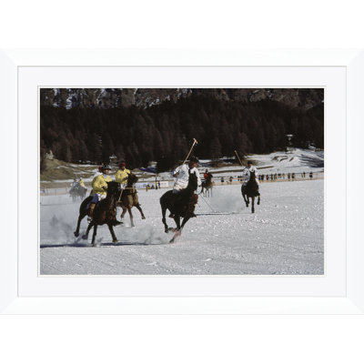 Snow Polo Print by Slim Aarons