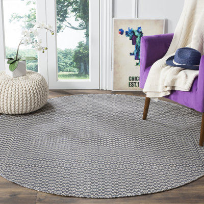 Bester Hand Woven Cotton Geometric Rug