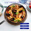 Blu. Cookware 2.7qt Nonstick Sauce Pan With Lid, Non-toxic, Non-stick Ceramic, Pfa/pfoa-free, Suitable For All Cooktops, Includes Cleaning Bamboo Brush