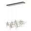 Tura 7-Light Glass Rectangular Pendant-71882329-71882336-79320072