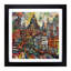 City Of Belfast Expressionism - Framed Print-588557610