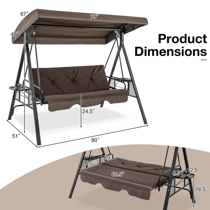 Tables d'appoint Arlmont & Co., Brun