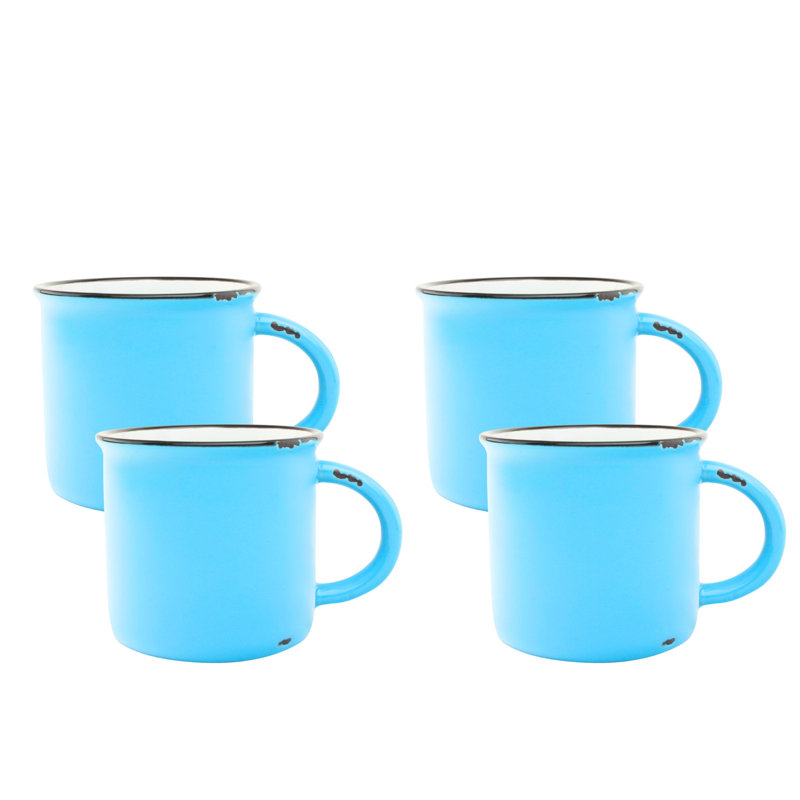 Tasse à café en grès 16 oz Canvas Home, Bleu sarcelle