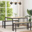 Metal Base Dining Table-320764911-320764917