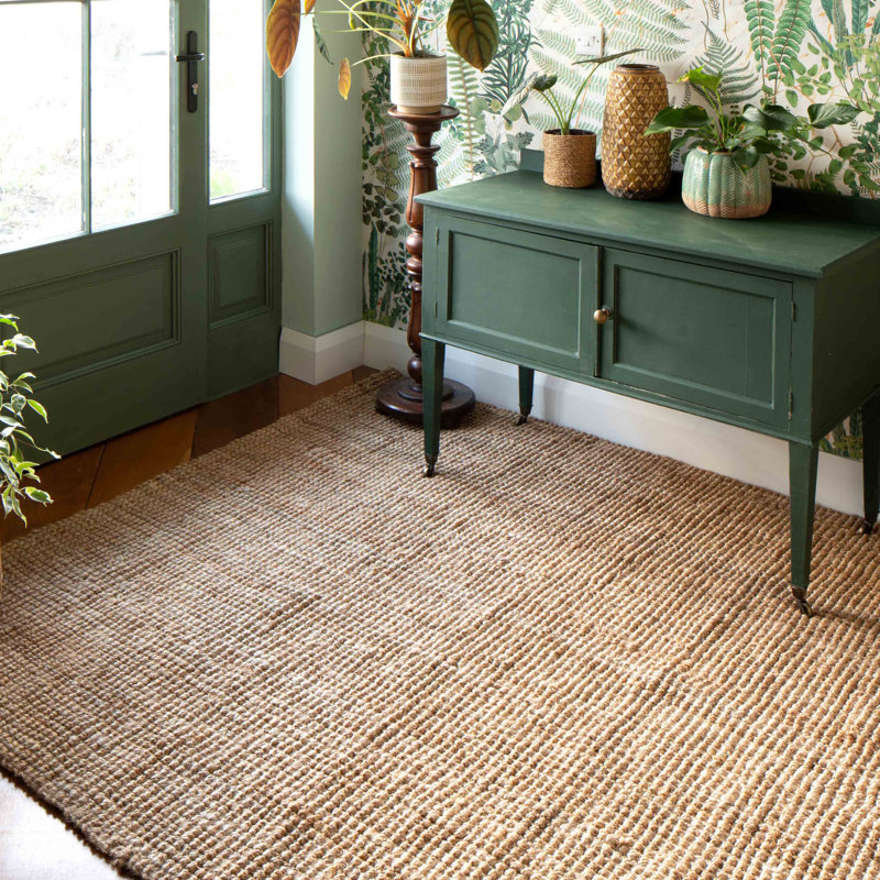 Sisal Handwoven Brown Indoor Rug, Rectangle 80 cm x 150 cm