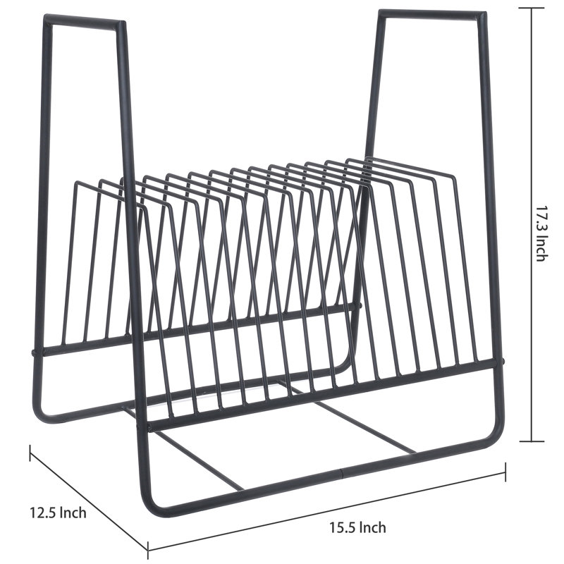 Metal 17.12cm H Media Shelves