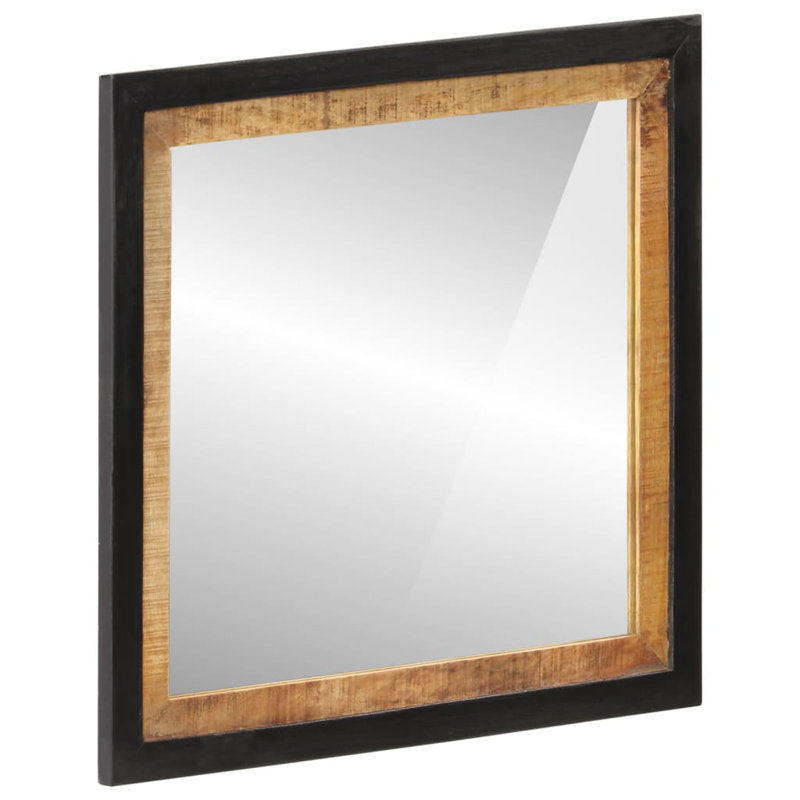 Alfort Solid Wood Rectangle Vanity Mirror