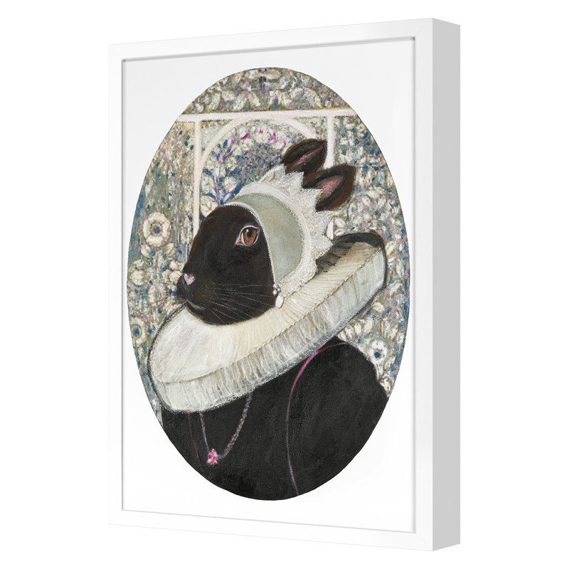 Lyra Print, 18" H x 12" W, White