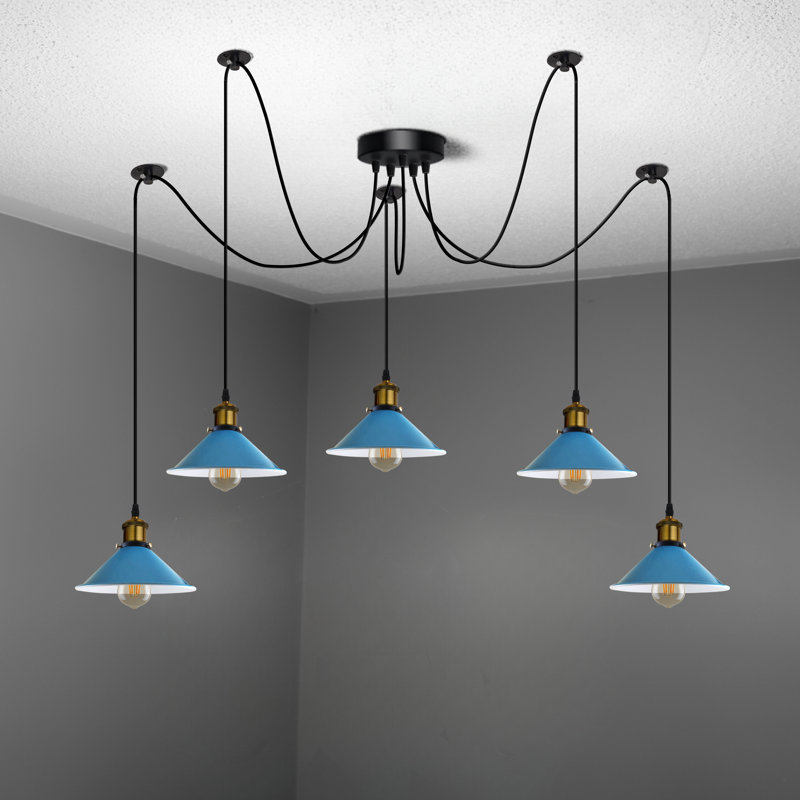 Alphy 5 - Light Kitchen Island Pendant, Blue