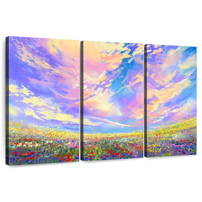 Alvord Cotton Candy Sky, 28" H x 45" W
