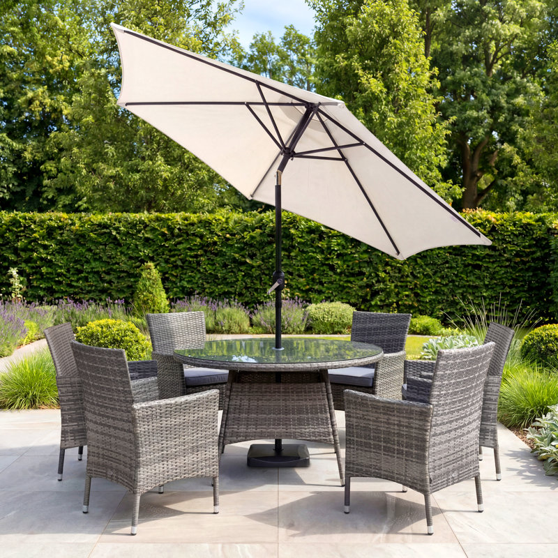 270cm Market Parasol, Cream