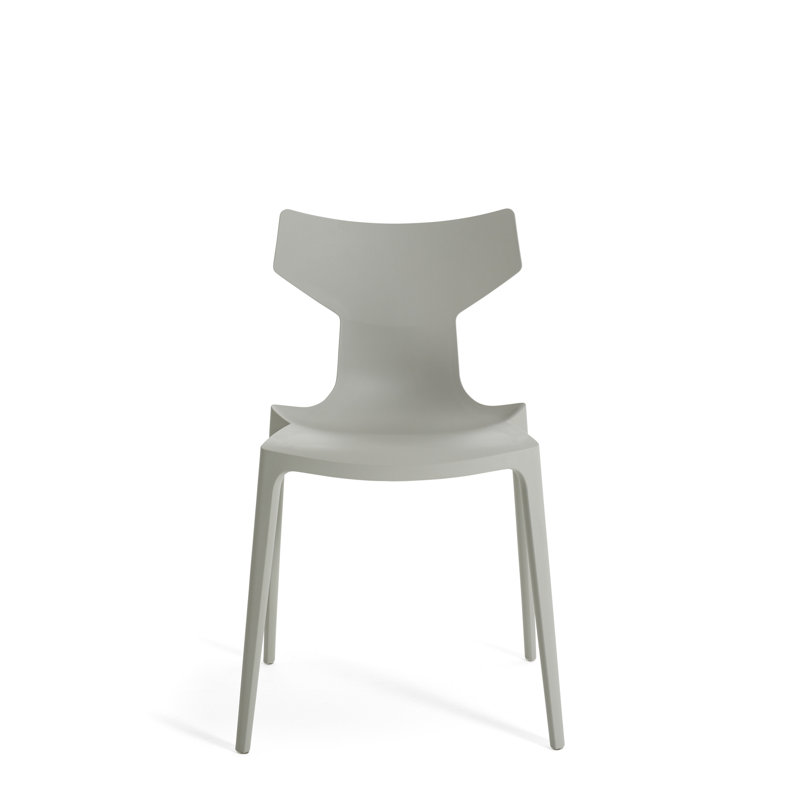 Re-Chair Outdoor Dining Side Chair, Gray