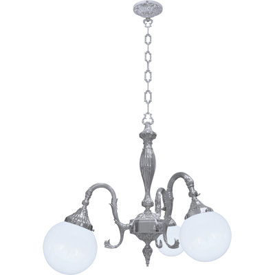 Fortner 3 - Light Candle Integrated LED Chandelier
