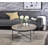 Nobuichi Solid Wood Top Single Coffee Table - Black-427868829