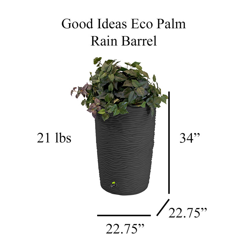 Baril de pluie 50 gallons Impressions Eco