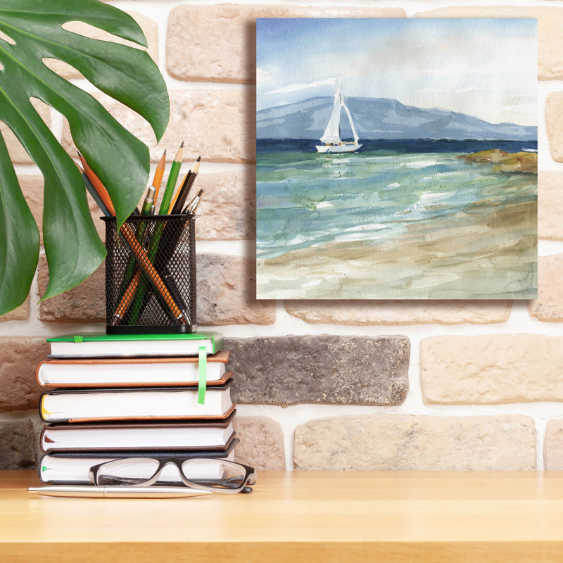 «Come Sail Away 2» par Carol Robinson, H 12 po x l 12 po x P 0,75 po