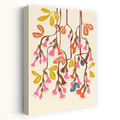 «Hanging Botanical Blooms Organic Abstract Nature Plant», reproduction d'art murale