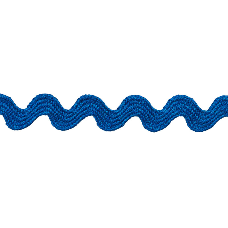 Schumacher x Mary McDonald Ric Rac Tape Small, Dark Blue