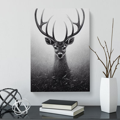 Curious Deer - Wrapped Canvas