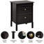 Anestin 48cm W Solid Wood Bedside Table-138731070