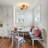 3-Light Dimmable Flush Mount Ceiling Light With Colorful Bubble Glass-1135390281