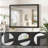 Molly Tempered Glass Metal Beveled Framed Wall Mounted Vanity Rectangular Mirror-108625544-108625543