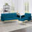 Zineta 67'' Velvet Sleeper Sofa-1751372700