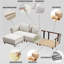 Canapé modulaire avec coussins amovibles Cloudscape