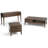 Harper 54"W Solid Wood Mid-Century Modern Sofa Table with 3 Drawers, Notched Handles and Tapered Legs-356714705