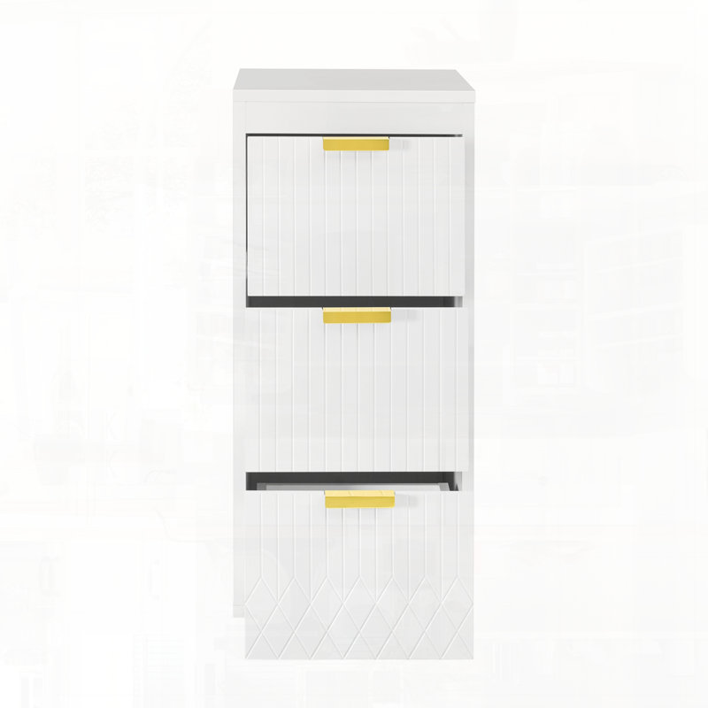 Armoire flottante murale multifonctionnelle avec tiroirs, Blanc