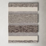 Catalina Striped Handmade Flatweave Wool Cream/Gray/Brown Area Rug