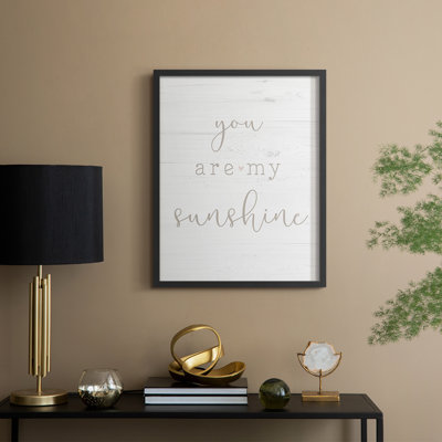 Sunshine Framed Print - Solid Wood