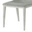 Chaise d'appoint en velours gris et chrome Tiberio