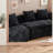 Compression Sofas, 4 Seat Foam Spring Modern Curved Couch for Home