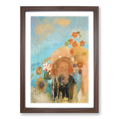 Evocation of Roussel by Odilon Redon - Framed Print