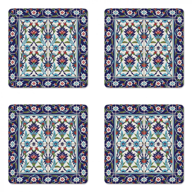 Sous-verre à motif turc