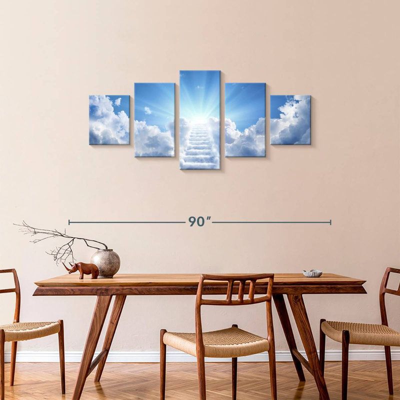 Heavenly Sky, 34" H x 74" W