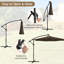 Parasol en porte-à-faux 10 po Caillo-86792627