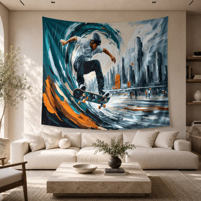 Tapisserie murale Sports Skateboarding