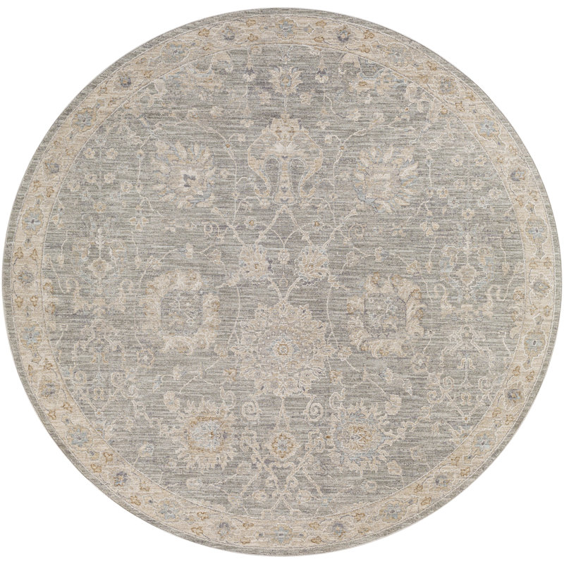 Conlan Oriental Indoor Rug, Round 5'